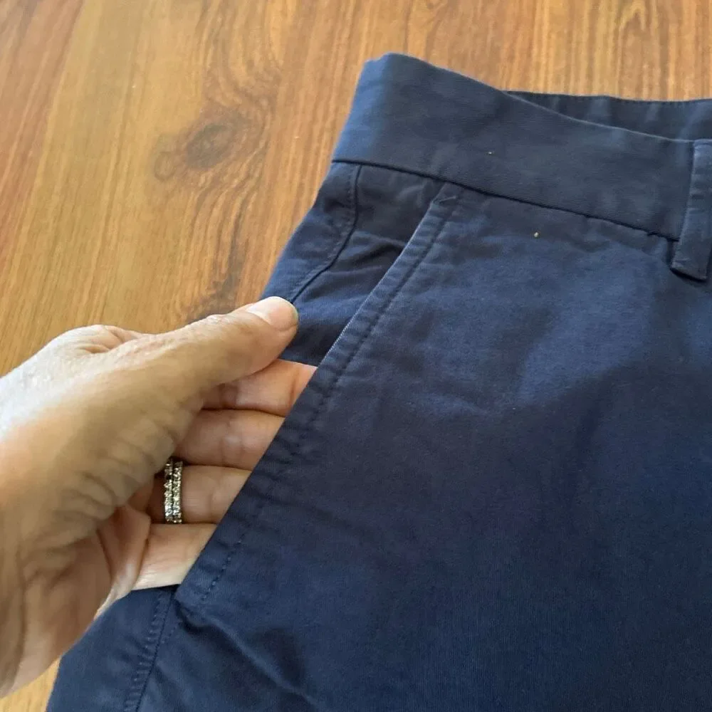 NWT Everlane navy the midnight Slim Chino Size 30×32 perfect work pant flat fron
